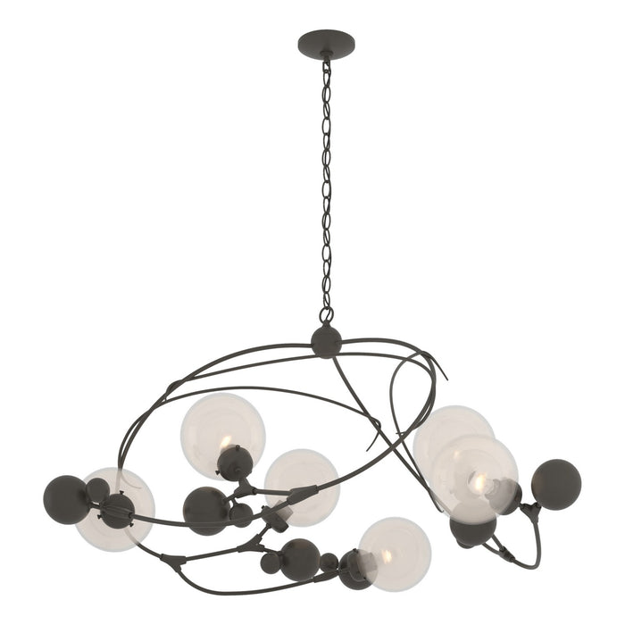 Sprig Circular Pendant in Dark Smoke - 136421-SKT-07-WF0639 by Hubbardton Forge