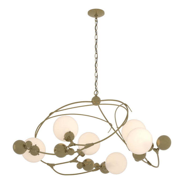 Sprig Circular Pendant in Modern Brass - 136421-SKT-86-GG0639 by Hubbardton Forge