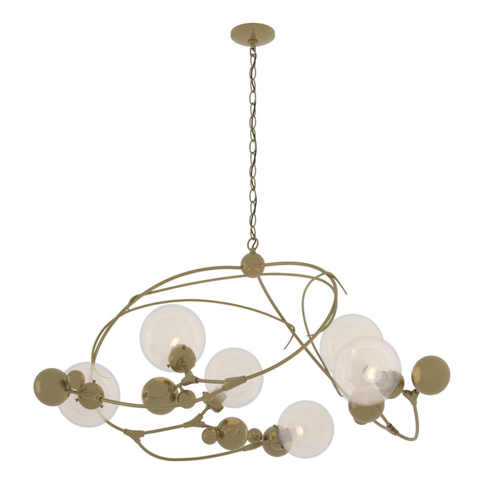 Sprig Circular Pendant in Modern Brass - 136421-SKT-86-WF0639 by Hubbardton Forge