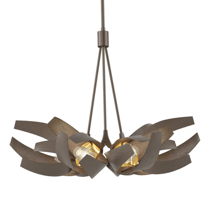 Corona Brass Accent Pendant in Bronze - 136502-SKT-MULT-05-BR-YE0352 by Hubbardton Forge