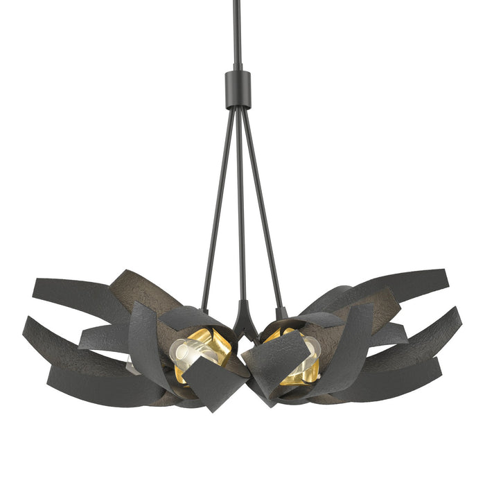 Corona Brass Accent Pendant in Black - 136502-SKT-MULT-10-BR-YE0352 by Hubbardton Forge