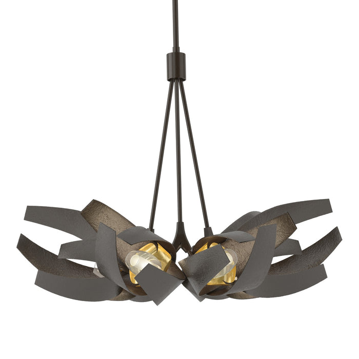 Corona Brass Accent Pendant in Oil Rubbed Bronze - 136502-SKT-MULT-14-BR-YE0352 by Hubbardton Forge