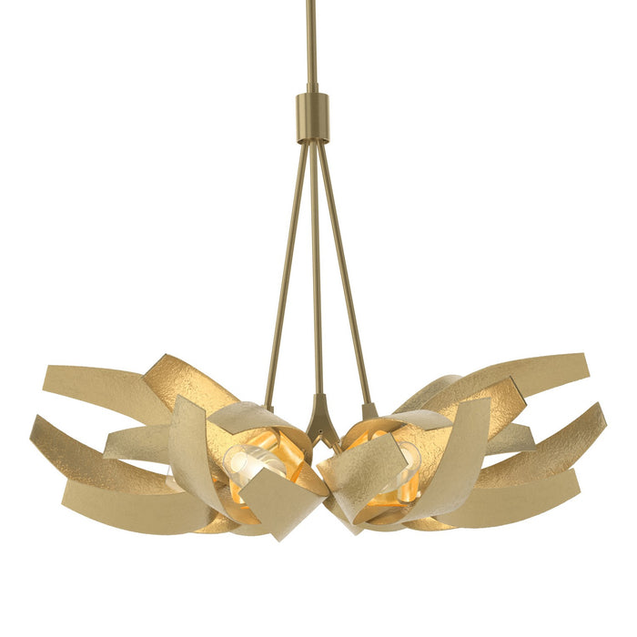 Corona Brass Accent Pendant in Modern Brass - 136502-SKT-MULT-86-BR-YE0352 by Hubbardton Forge