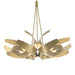 Corona Large Pendant in Modern Brass - 136505-SKT-MULT-86-YE0377 by Hubbardton Forge