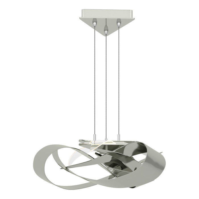 Flux LED Pendant in Sterling - 136520-LED-STND-85 by Hubbardton Forge