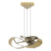 Flux LED Pendant in Modern Brass - 136520-LED-STND-86 by Hubbardton Forge