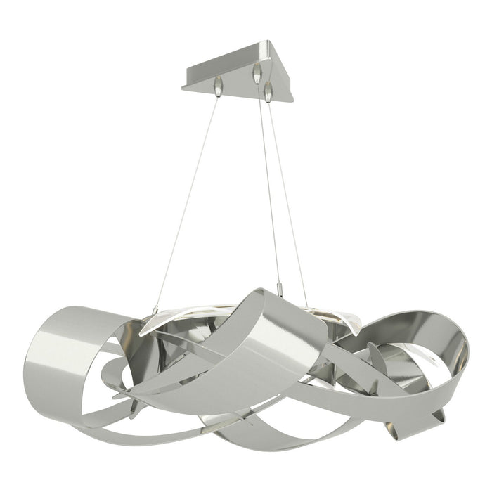 Flux Large LED Pendant in Sterling - 136525-LED-STND-85 by Hubbardton Forge