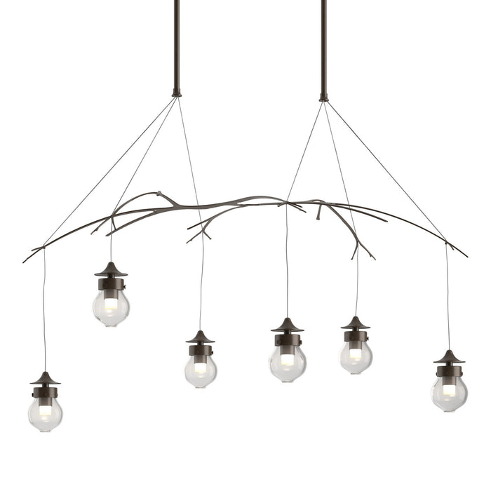 Kiwi Pendant in Bronze - 136560-SKT-STND-05-ZM0565 by Hubbardton Forge