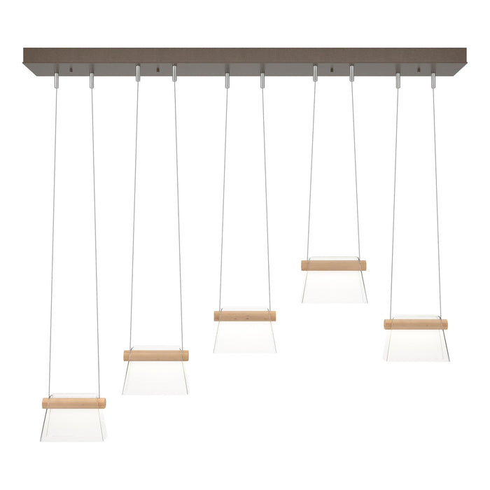 More Cowbell LED Pendant in Bronze - 136570-LED-STND-05-WD-ZM0560 by Hubbardton Forge