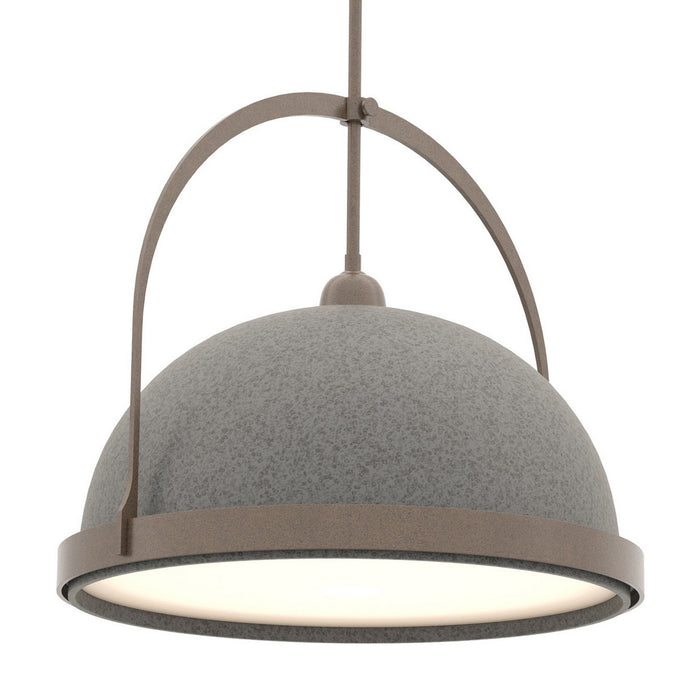 Atlas Large Pendant in Bronze with Natural Iron Accent - 137462-SKT-MULT-05-20 by Hubbardton Forge