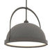 Atlas Large Pendant in Dark Smoke with Natural Iron Accent - 137462-SKT-MULT-07-20 by Hubbardton Forge