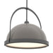 Atlas Large Pendant in Black with Dark Smoke Accent - 137462-SKT-MULT-10-07 by Hubbardton Forge