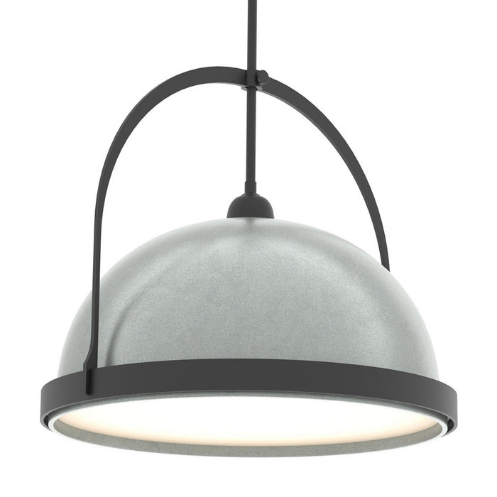 Atlas Large Pendant in Black with Vintage Platinum Accent - 137462-SKT-MULT-10-82 by Hubbardton Forge