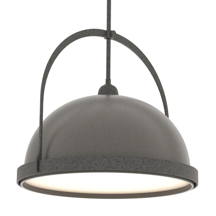 Atlas Large Pendant in Natural Iron with Dark Smoke Accent - 137462-SKT-MULT-20-07 by Hubbardton Forge