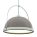 Atlas Large Pendant in Vintage Platinum with Dark Smoke Accent - 137462-SKT-MULT-82-07 by Hubbardton Forge