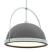 Atlas Large Pendant in Vintage Platinum with Black Accent - 137462-SKT-MULT-82-10 by Hubbardton Forge