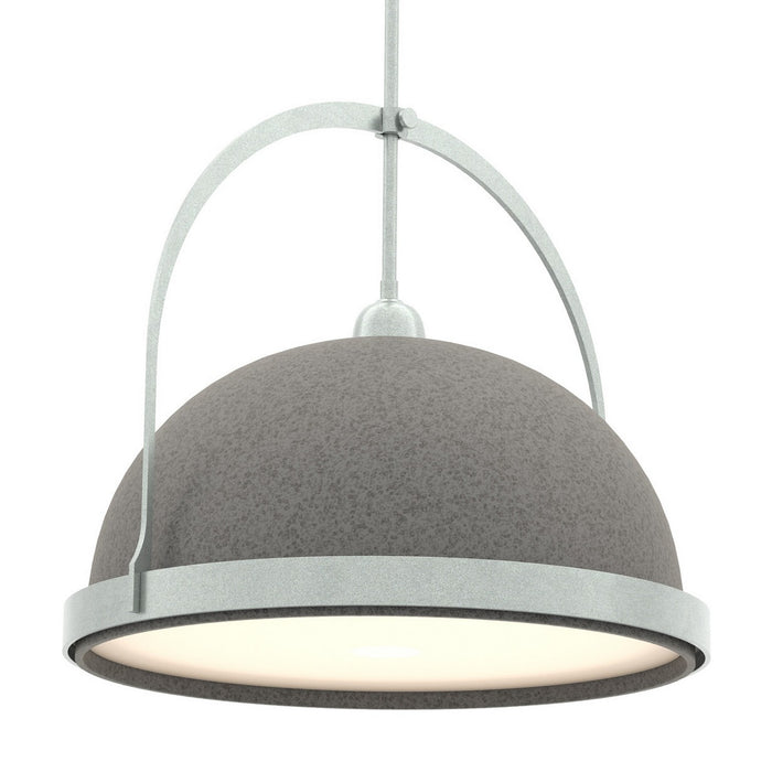 Atlas Large Pendant in Vintage Platinum with Natural Iron Accent - 137462-SKT-MULT-82-20 by Hubbardton Forge