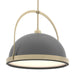 Atlas Large Pendant in Soft Gold with Black Accent - 137462-SKT-MULT-84-10 by Hubbardton Forge