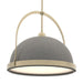 Atlas Large Pendant in Soft Gold with Natural Iron Accent - 137462-SKT-MULT-84-20 by Hubbardton Forge