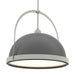 Atlas Large Pendant in Sterling with Black Accent - 137462-SKT-MULT-85-10 by Hubbardton Forge