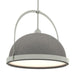 Atlas Large Pendant in Sterling with Natural Iron Accent - 137462-SKT-MULT-85-20 by Hubbardton Forge