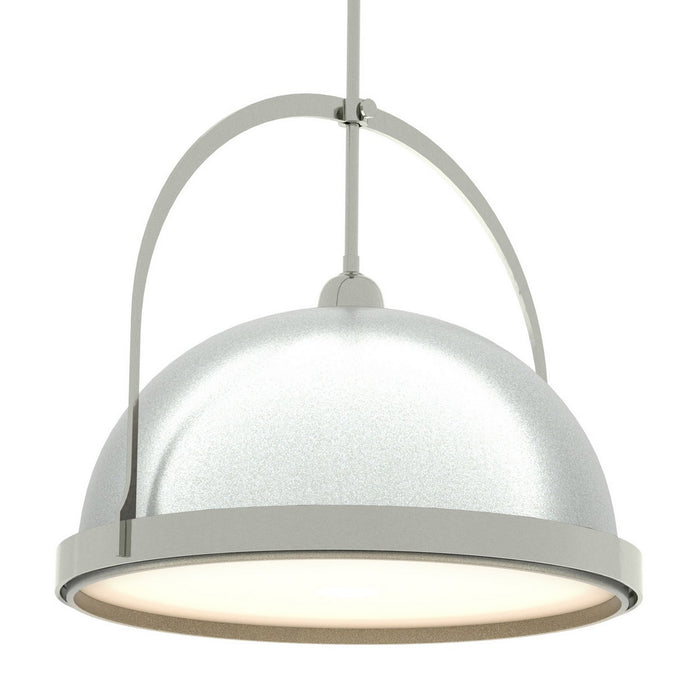 Atlas Large Pendant in Sterling with Vintage Platinum Accent - 137462-SKT-MULT-85-82 by Hubbardton Forge