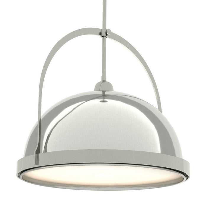 Atlas Large Pendant in Sterling with Sterling Accent - 137462-SKT-MULT-85-85 by Hubbardton Forge