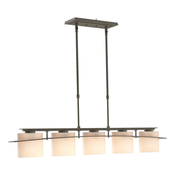 Arc Ellipse 5 Light Pendant in Natural Iron - 137525-SKT-STND-20-GG0182 by Hubbardton Forge