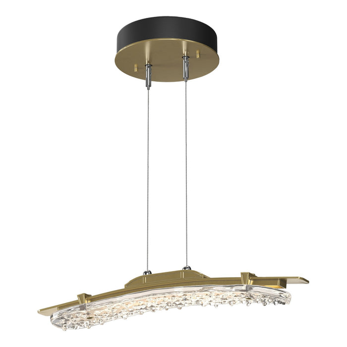 Glissade LED Pendant in Modern Brass - 137585-LED-STND-86-ZM0747 by Hubbardton Forge