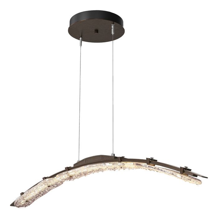 Glissade Large LED Pendant in Bronze - 137586-LED-STND-05-ZM0749 by Hubbardton Forge