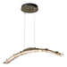 Glissade Large LED Pendant in Soft Gold - 137586-LED-STND-84-ZM0749 by Hubbardton Forge