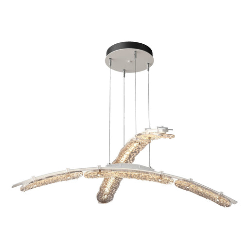 Glissade Double Large LED Pendant in White - 137587-LED-STND-02-ZM0749 by Hubbardton Forge