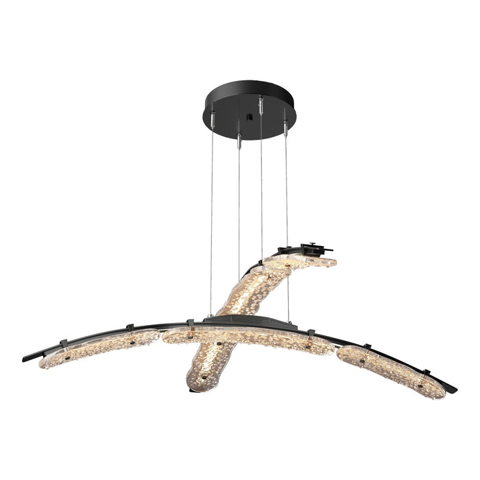 Glissade Double Large LED Pendant in Ink - 137587-LED-STND-89-ZM0749 by Hubbardton Forge