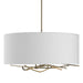 Brindille Drum Shade Pendant in Soft Gold - 137665-SKT-MULT-84-SF2201 by Hubbardton Forge