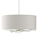 Brindille Drum Shade Pendant in Sterling - 137665-SKT-MULT-85-SE2201 by Hubbardton Forge