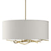 Brindille Drum Shade Pendant in Modern Brass - 137665-SKT-MULT-86-SE2201 by Hubbardton Forge