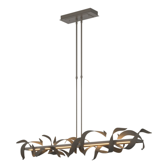 Folio Large LED Pendant in Dark Smoke - 137689-LED-STND-07 by Hubbardton Forge