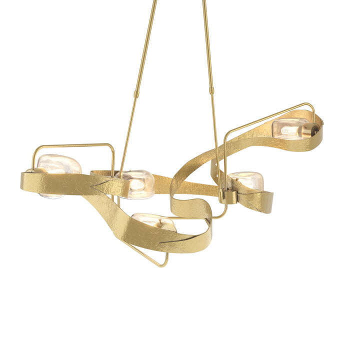 Graffiti Pendant in Modern Brass - 137820-SKT-STND-86-ZM0549 by Hubbardton Forge