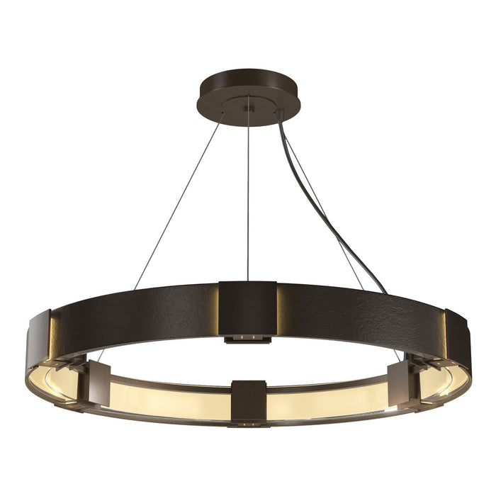 Aura Pendant in Bronze - 138585-SKT-STND-05-ZM0399 by Hubbardton Forge