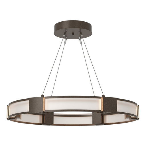 Aura Glass Pendant in Bronze - 138588-SKT-STND-05-FD0399 by Hubbardton Forge