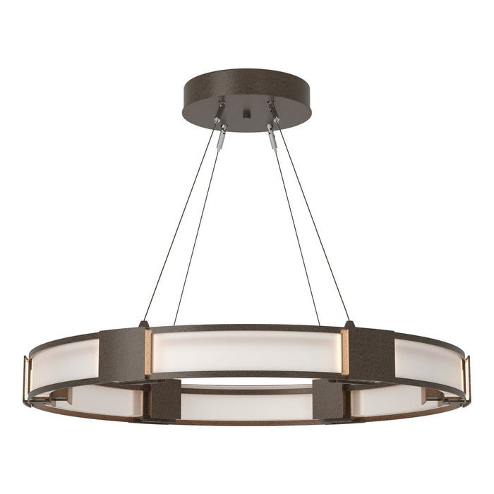 Aura Glass Pendant in Bronze - 138588-SKT-STND-05-FD0399 by Hubbardton Forge