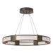 Aura Glass Pendant in Bronze - 138588-SKT-STND-05-FD0399 by Hubbardton Forge