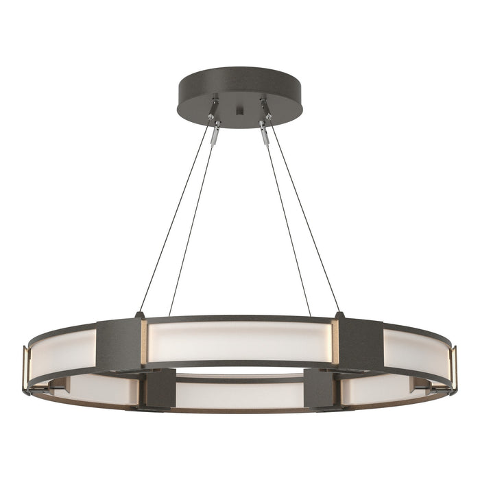 Aura Glass Pendant in Dark Smoke - 138588-SKT-STND-07-FD0399 by Hubbardton Forge