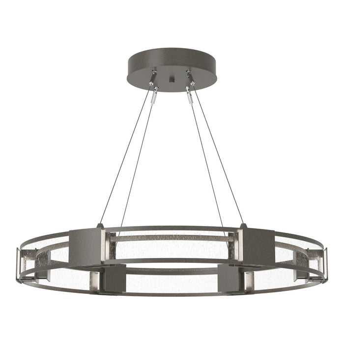 Aura Glass Pendant in Dark Smoke - 138588-SKT-STND-07-II0399 by Hubbardton Forge