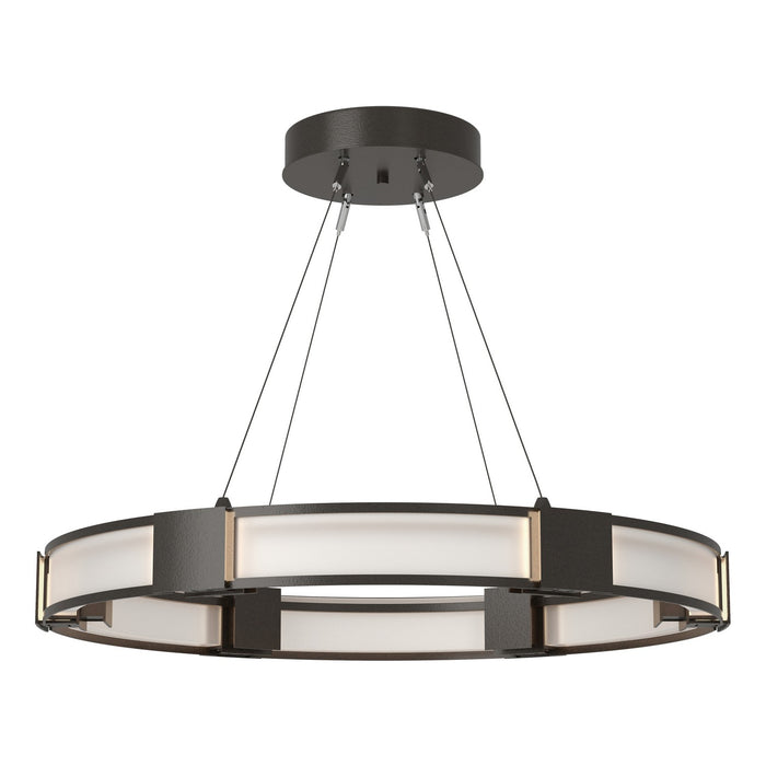 Aura Glass Pendant in Oil Rubbed Bronze - 138588-SKT-STND-14-FD0399 by Hubbardton Forge