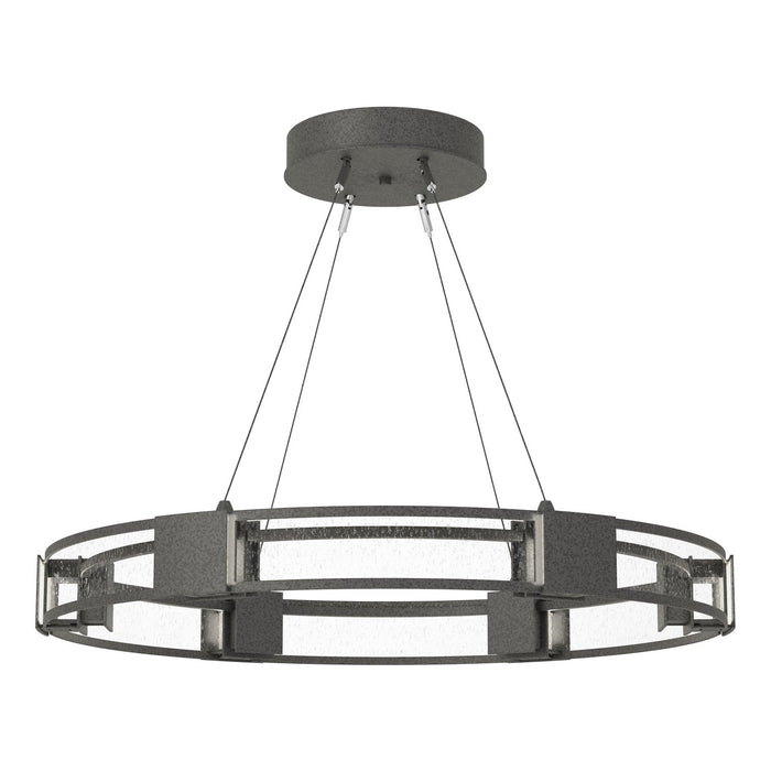 Aura Glass Pendant in Natural Iron - 138588-SKT-STND-20-II0399 by Hubbardton Forge