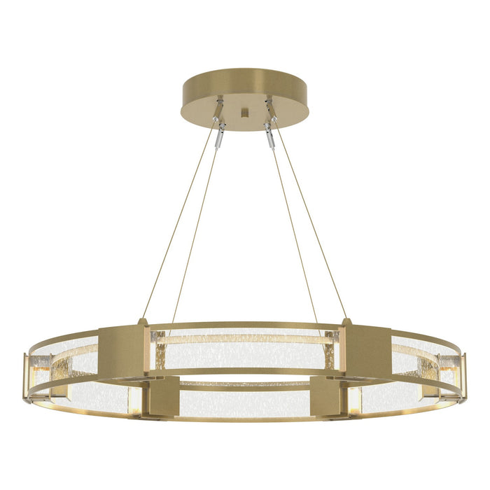 Aura Glass Pendant in Modern Brass - 138588-SKT-STND-86-II0399 by Hubbardton Forge