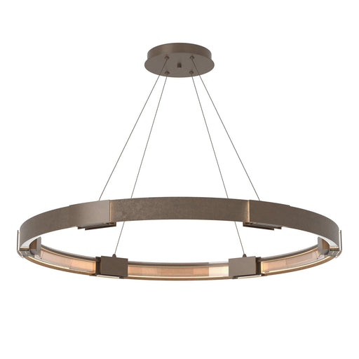 Aura Large LED Pendant in Bronze - 138589-SKT-STND-05-ZM0394 by Hubbardton Forge