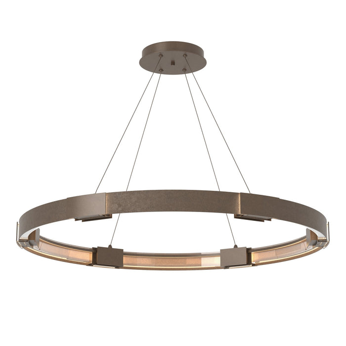 Aura Large LED Pendant in Bronze - 138589-SKT-STND-05-ZM0394 by Hubbardton Forge