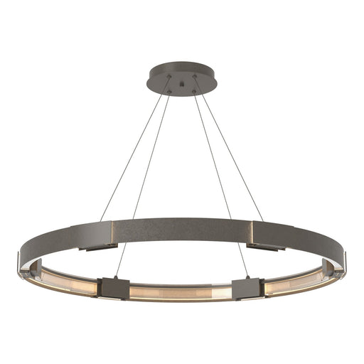 Aura Large LED Pendant in Dark Smoke - 138589-SKT-STND-07-ZM0394 by Hubbardton Forge